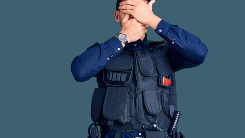 Funkcjonariusz policji z Przemyśla ugodzony podczas interwencji u mężczyzny z zaburzeniami psychicznymi