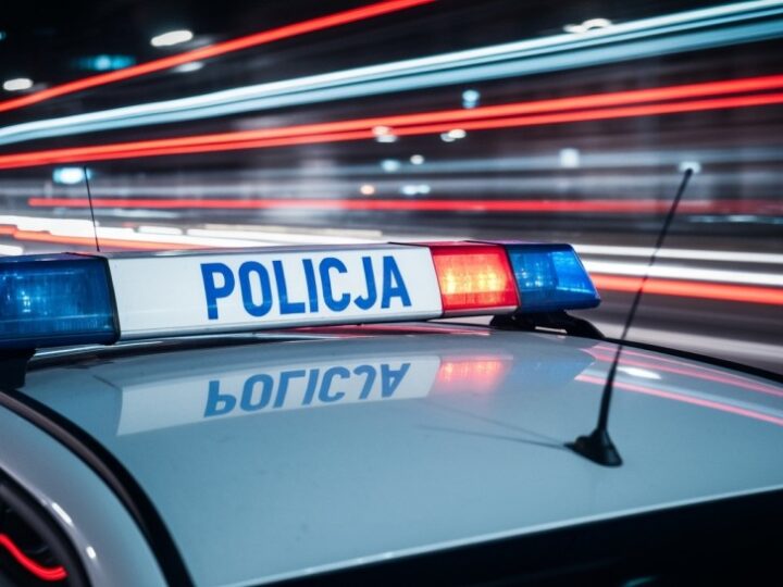 Młody kierowca audi wpadł w ręce policji za nadmierną prędkość i stracił prawo jazdy