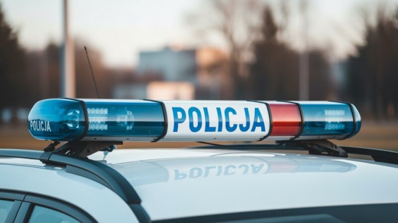 Mężczyzna zatrzymany za nocne włamanie i zniszczenie mienia w Przemyślu