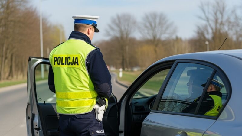 Bezpieczeństwo na drogach w okresie świątecznym: Działania policji w Przemyślu