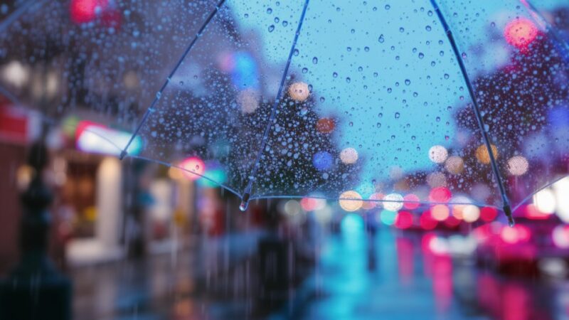 Burze i ulewy nad Przemyślem: ważne ostrzeżenie meteorologiczne!